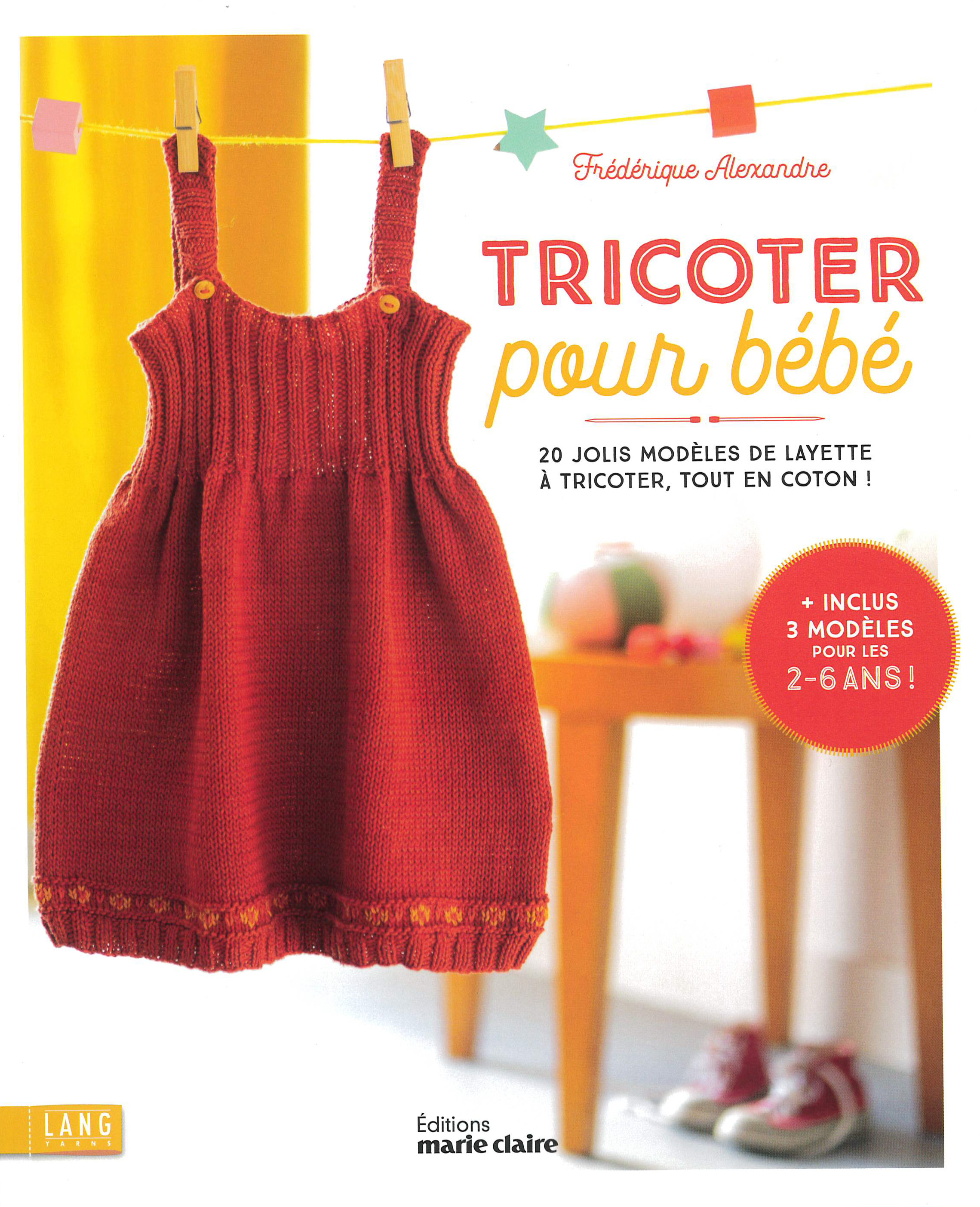 LANGYARNS Livres tricoter pour bébé de Editions Marie Claire